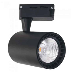 Трековый светильник LED 10W 4200K 24° IP20 черный серия ECO