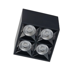 Точечный накладной LED светильник Nowodvorski 16Вт 3000К 4000К IP20 черный серия PROFESSIONAL