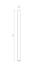 Точечный накладной светильник под лампу Nowodvorski 1xGU10 900х40х40мм серия PROFESSIONAL