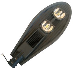 Уличный консольный LED светильник 100Вт с линзой 5000-6500K COB серия ECO