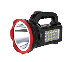 Ручной аккумуляторный LED фонарик 3+4Вт 3-10 часов автономной работы серия ECO