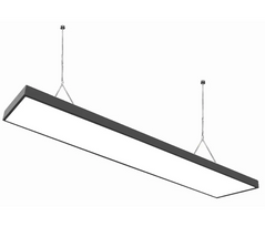 Линейный профильный LED светильник 75Вт 6500К 1175x180x40 мм черный серия ЕСО