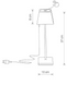Настольный LED светильник Nowodvorski 2,2Вт 3000K-6000К 370х100х100мм белый серия PROFESSIONAL