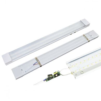 Линейный LED светильник 80Вт 1200 мм 4200К 6400К ПРИЗМА накладной серия Standart