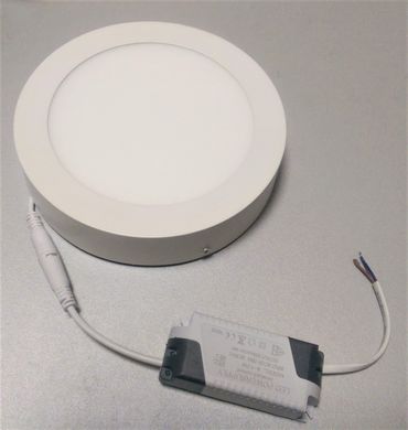 LED светильник накладной 18W 3000К 4500К 6500К круг квадрат серия ЕСО