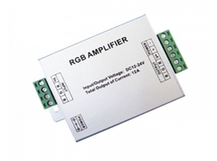 Підсилювач сигналу RGB контролера 216/432W 12-24V IP40 серія Standart