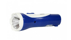 Ручной аккумуляторный LED фонарик 1Вт 7000К-9000К серия ECO