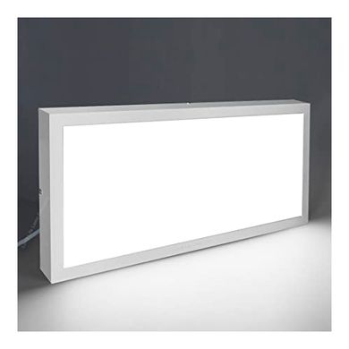 LED панель накладна 600х300 мм 36Вт 6400К біла серія Standart
