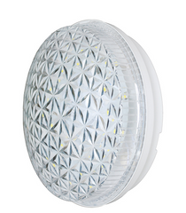 LED светильник 12Вт 6000К IP65 круг накладной ЖКХ с датчиком движения серия ECO